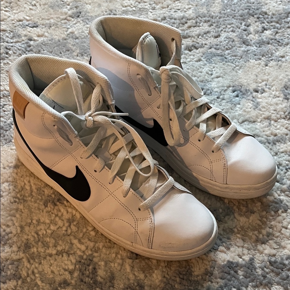 Nike White High-Top Sneakers